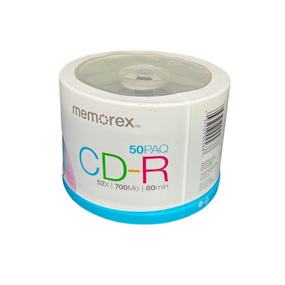 NEW SEALED Memorex Music CD-R 50 Pack (50 Total Discs - Picture 1 of 2